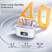 Wireless Mini Hearing Aid with Charging Box