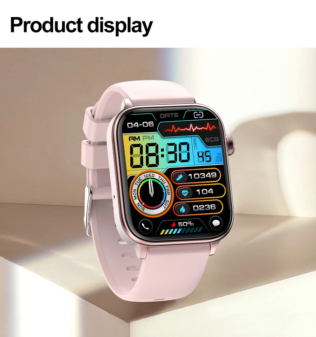 2025 ECG+PPG AI Smartwatch – Health Diagnose, Heart Rate & BP Tracker