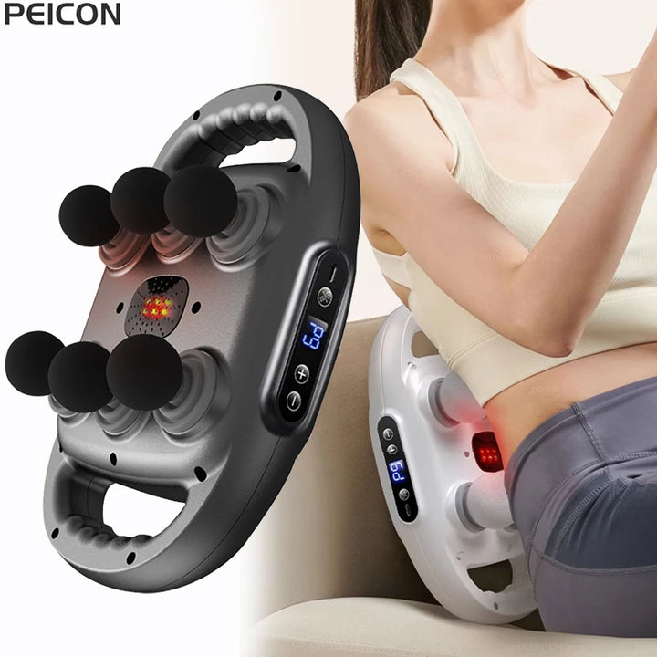 Professional Six-Head Fascia Massage Gun