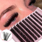 DIY cluster lashes for charm style false eyelash looks