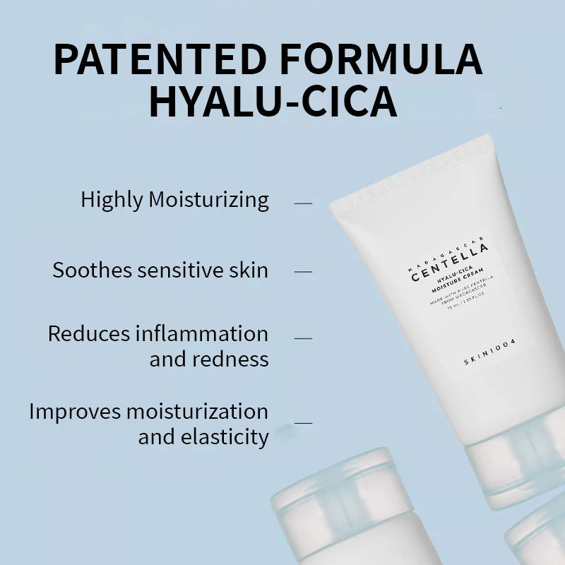 Korean Centella Hyalu-Cica Moisture Cream & SPF50 Sun Serum