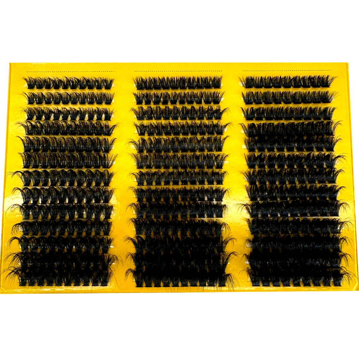 80D spiky lash clusters for bold wispy eye makeup