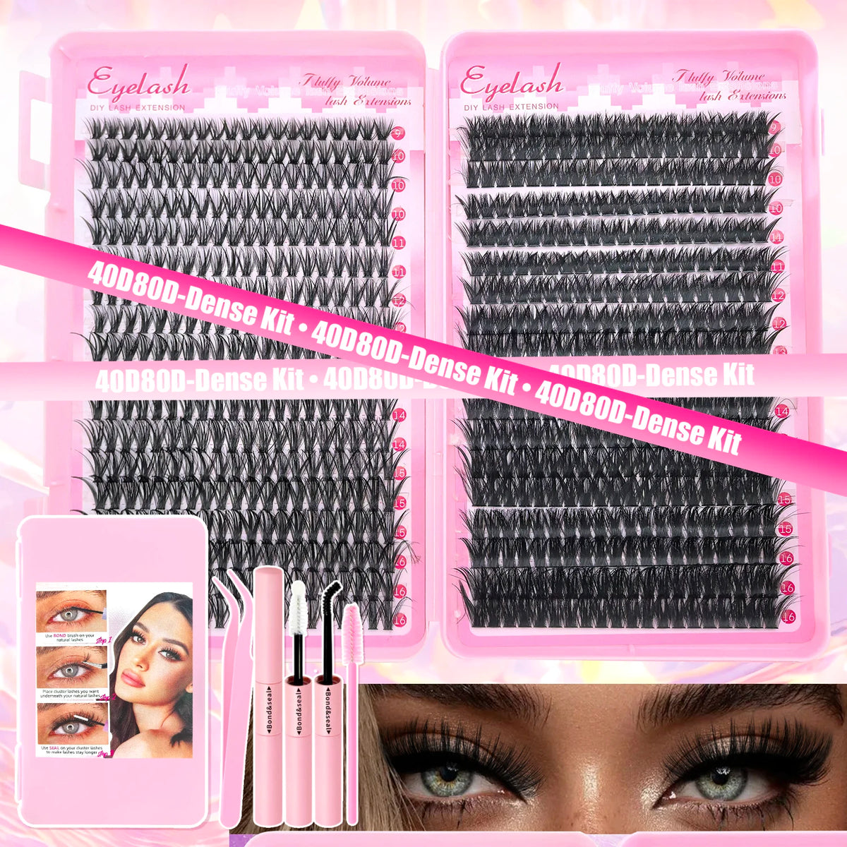 DIY lash extension kit for at-home eyelash styling