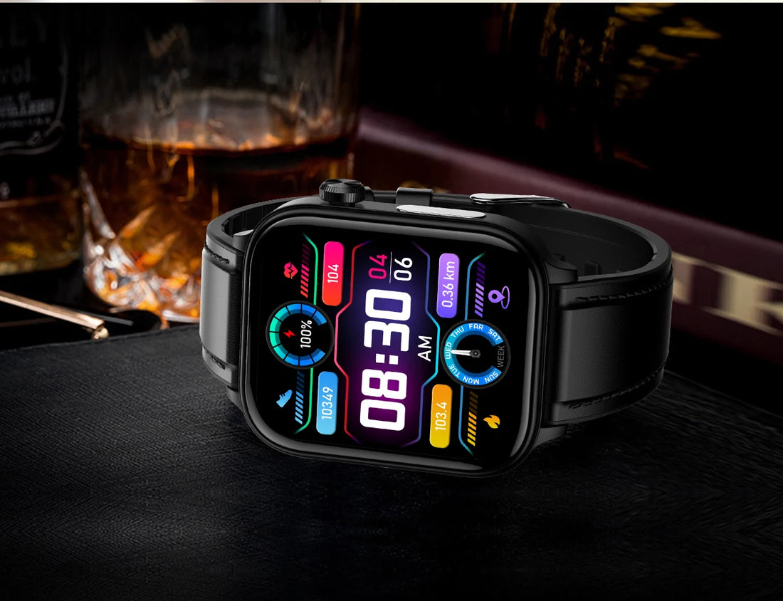 2025 ECG+PPG AI Smartwatch – Health Diagnose, Heart Rate & BP Tracker