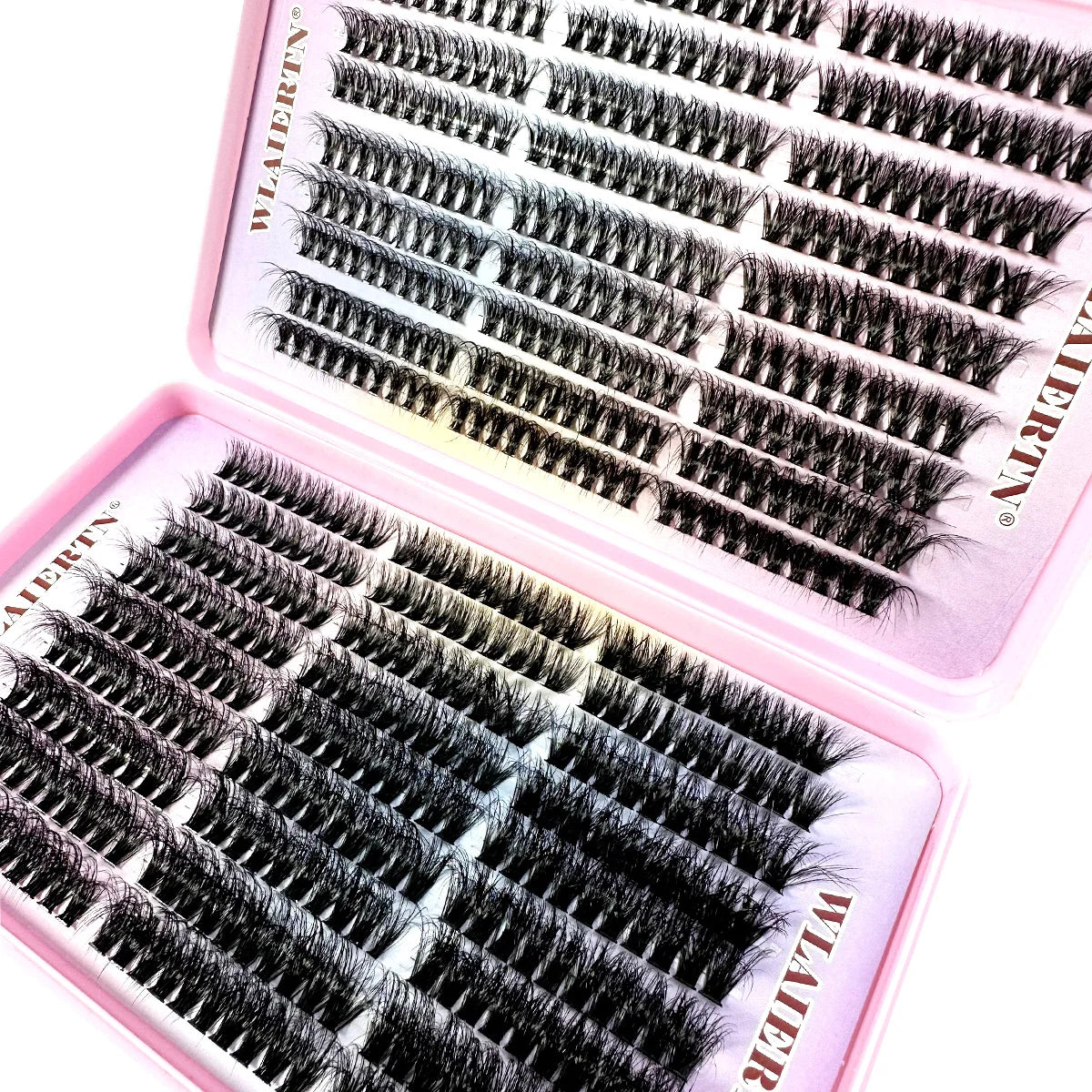 C curl faux mink lash clusters for natural volume makeup