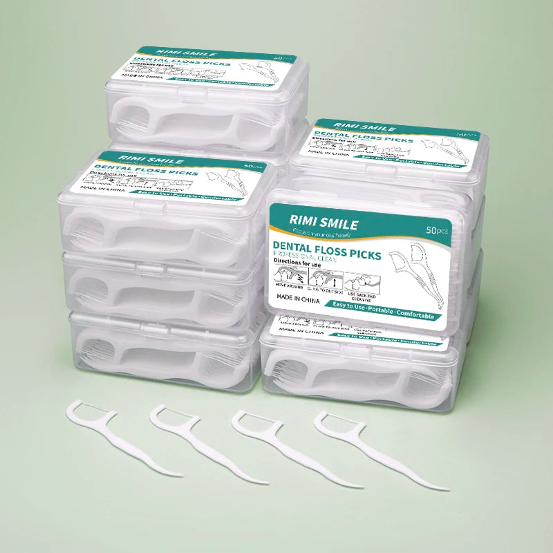 Dental Floss Sticks Oral Care Set