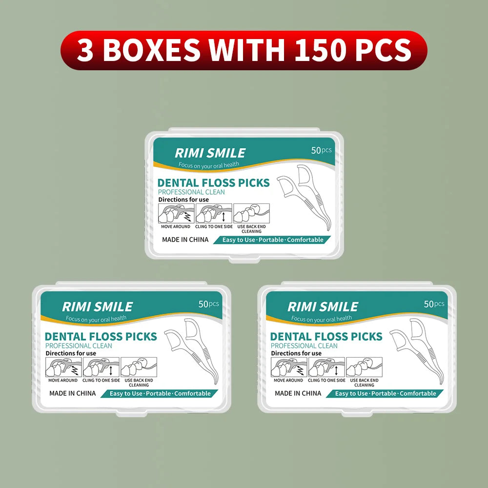 Dental Floss Sticks Oral Care Set