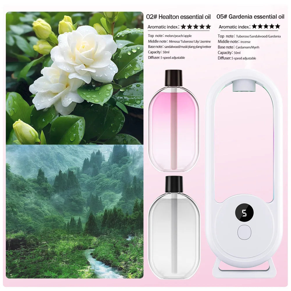 Rechargeable Portable Aroma Diffuser with Timer
