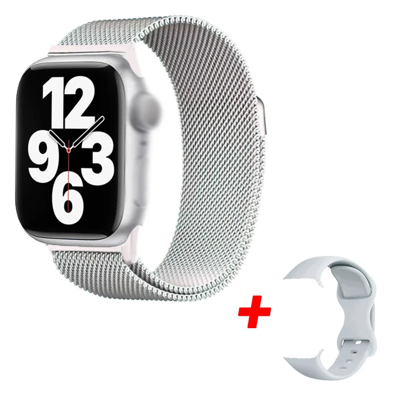 I10 Pro Max Smartwatch Metal Strap Fitness Tracker