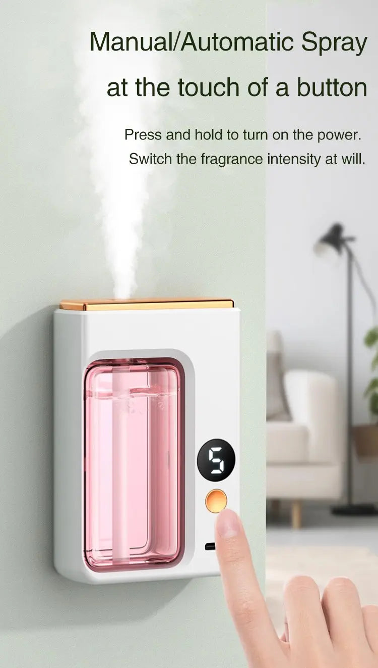 Automatic Car Diffuser Aromatherapy Air Freshener with Display