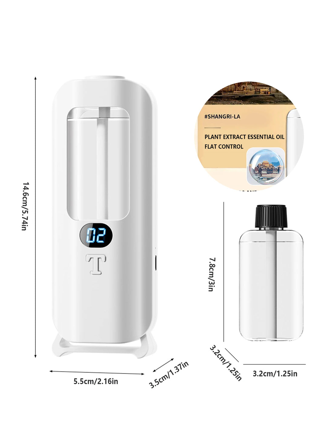 Automatic Aromatherapy Machine & Air Humidifier with Lights