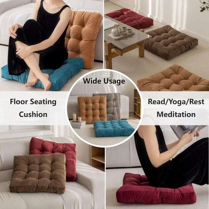 Square Floor Seating Cushion Pillow