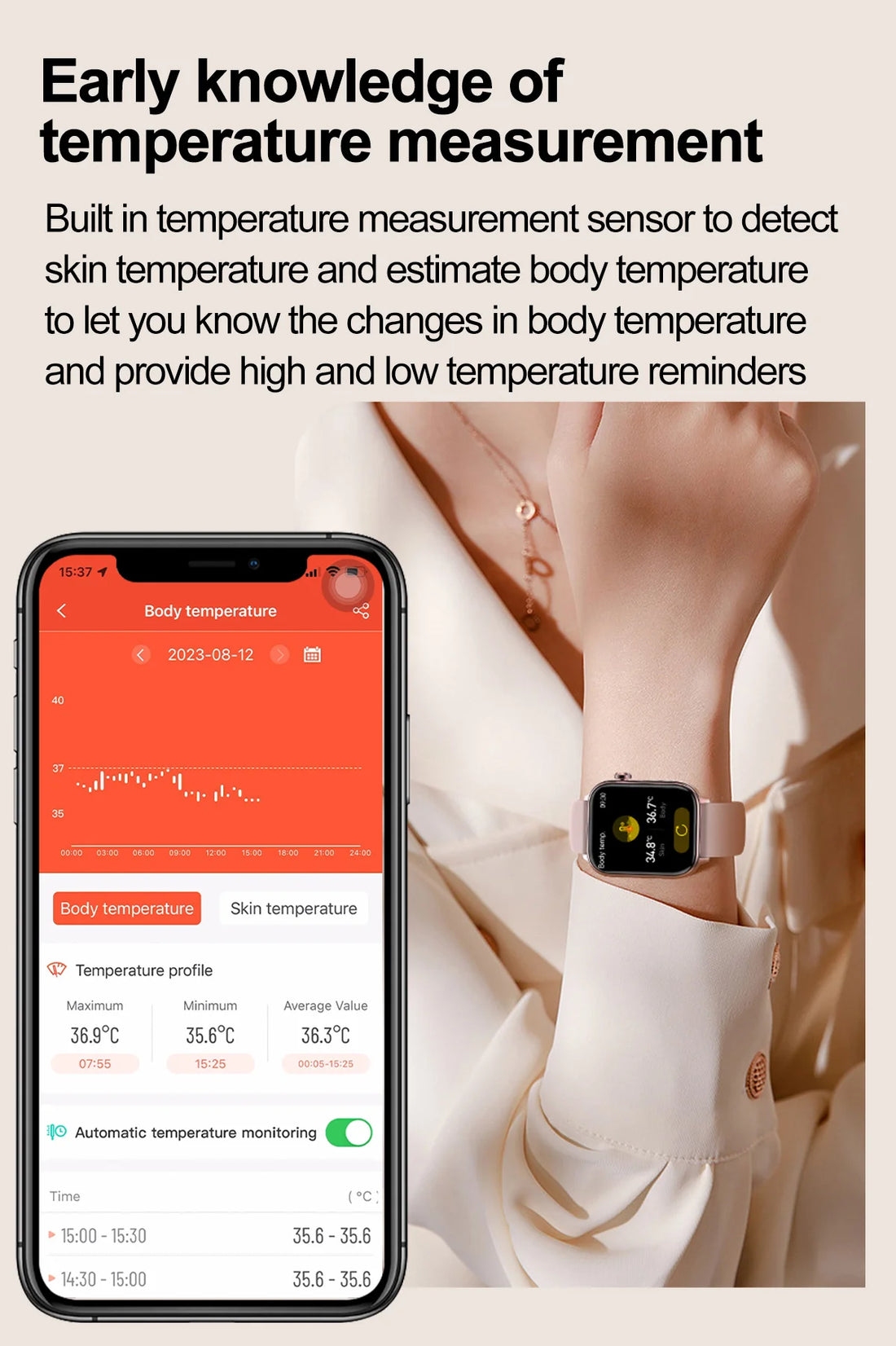 2025 ECG+PPG AI Smartwatch – Health Diagnose, Heart Rate & BP Tracker