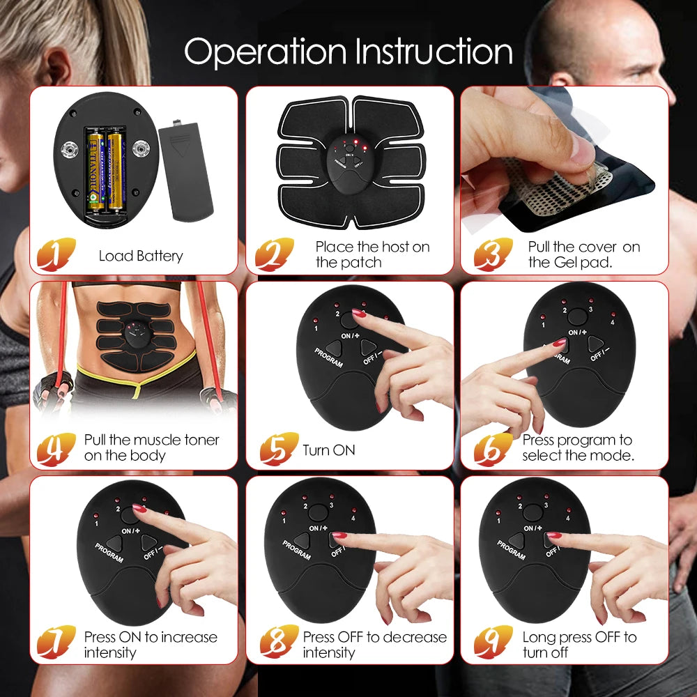 6-Mode EMS Muscle Stimulator