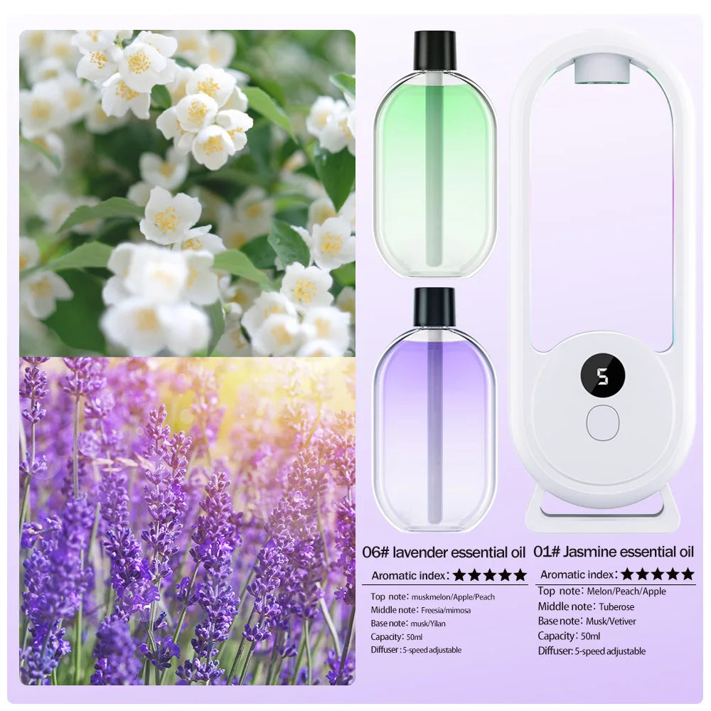 Rechargeable Portable Aroma Diffuser with Timer