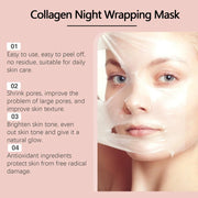 Collagen Overnight Peel-Off Facial Mask Set Hydrating Night Care