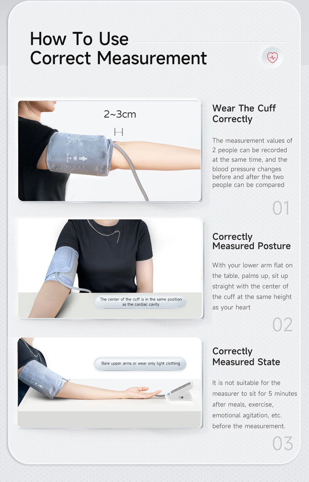 Kingclinic Digital LED Blood Pressure Monitor
