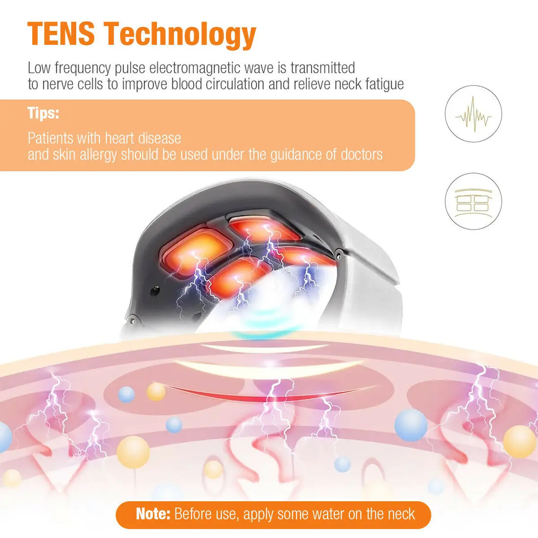 Electric Neck & Shoulder TENS Massager