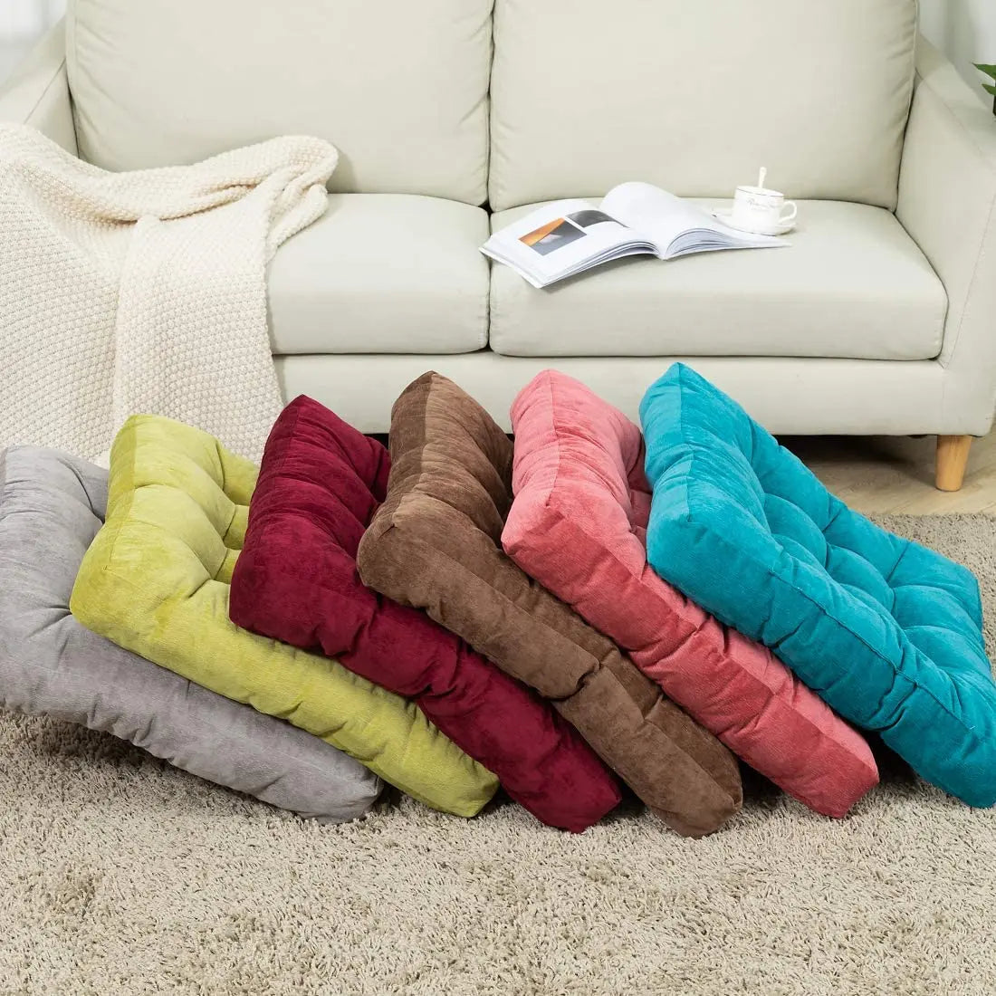 Square Floor Seating Cushion Pillow