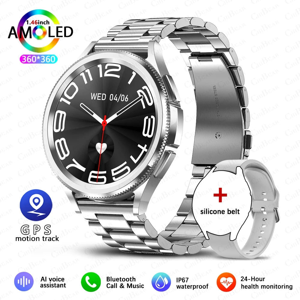 Watch 6 Classic Smartwatch 2025 – Bluetooth Call