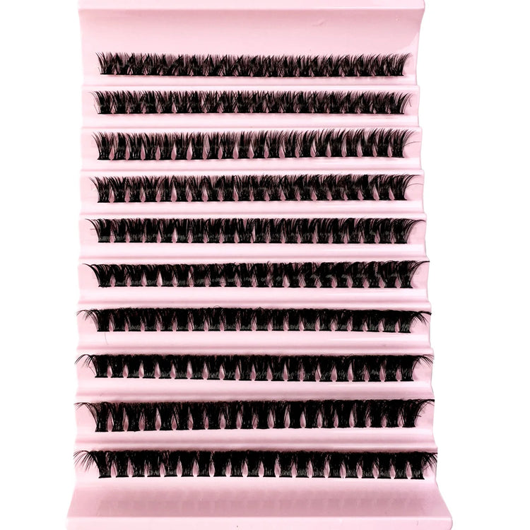 540 faux mink lash clusters for custom lash extension looks