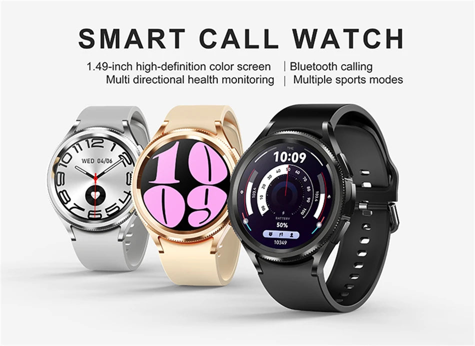 Watch 6 Classic Smartwatch 2025 – Bluetooth Call