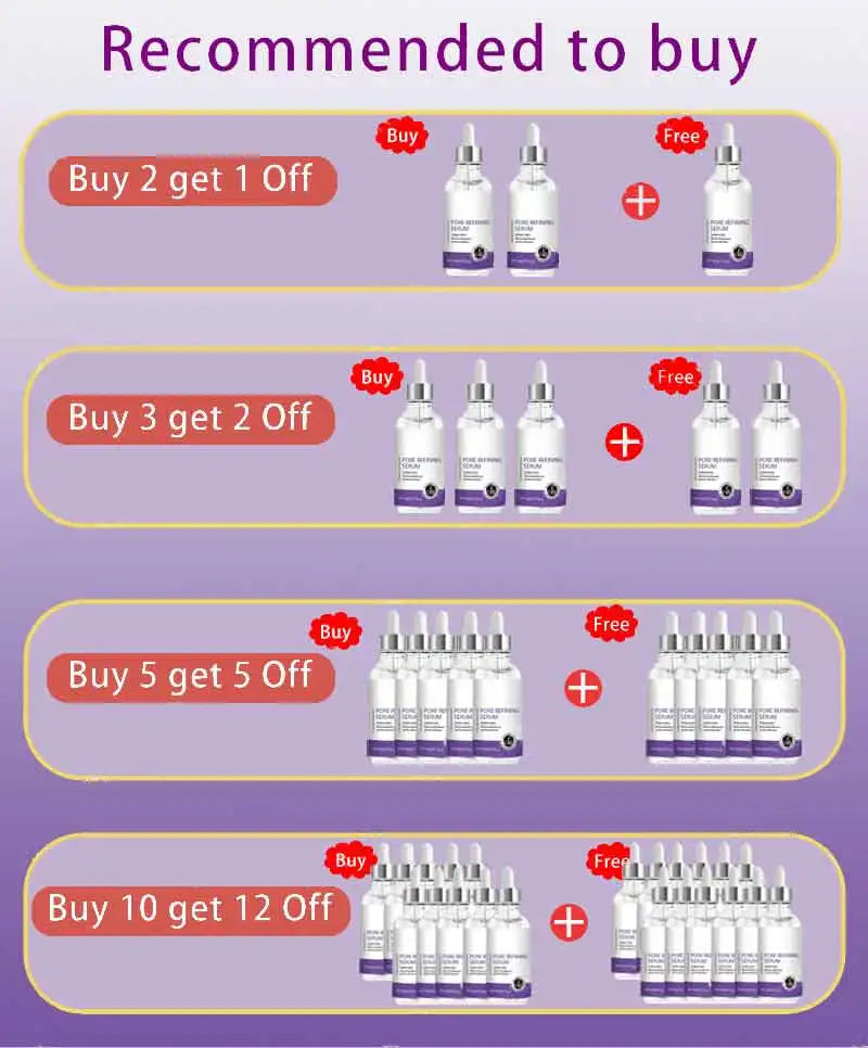 Pore Shrinking Serum Face Essence Tightening Skin Care