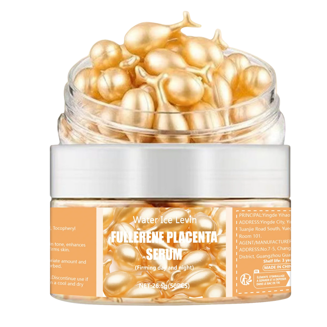 50Pcs Collagen Face Serum Capsules Whitening Anti-Wrinkle