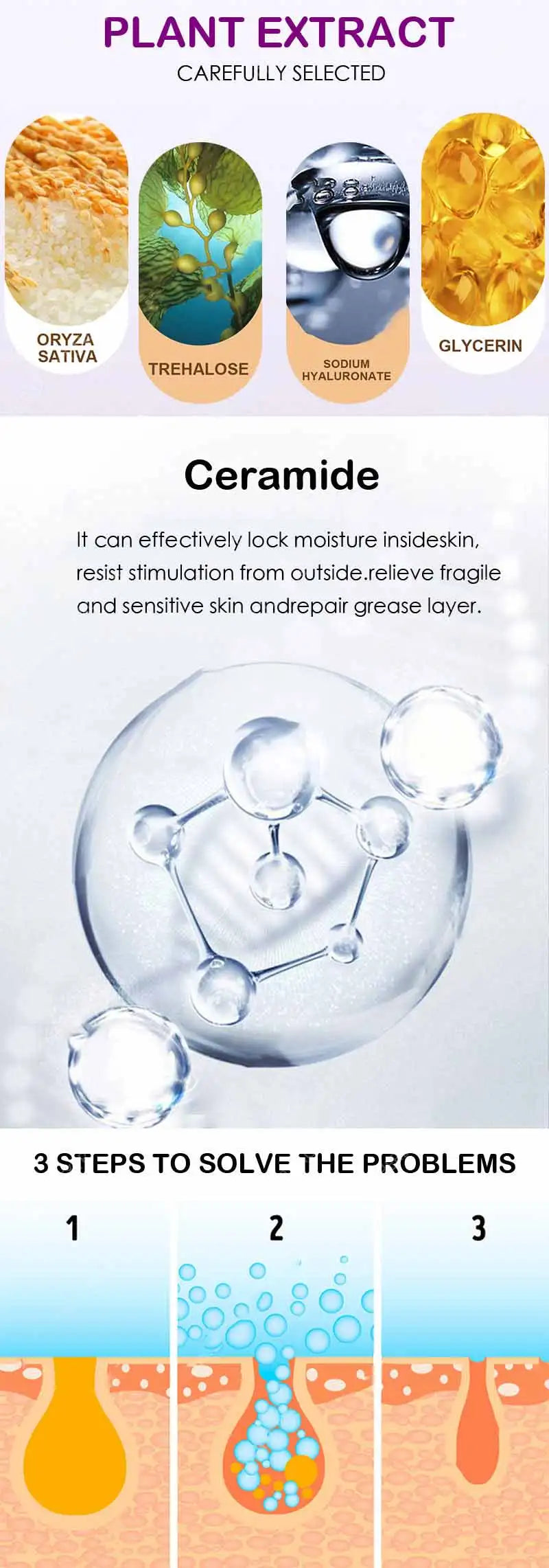 Pore Shrinking Serum Face Essence Tightening Skin Care