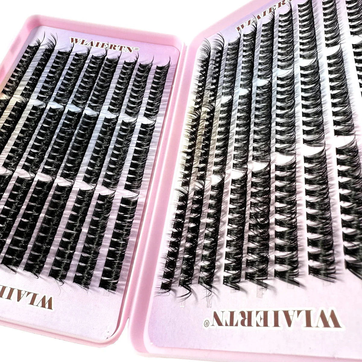 Faux mink lash clusters in 9-16mm lengths for DIY lashes
