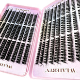 Faux mink lash clusters in 9-16mm lengths for DIY lashes