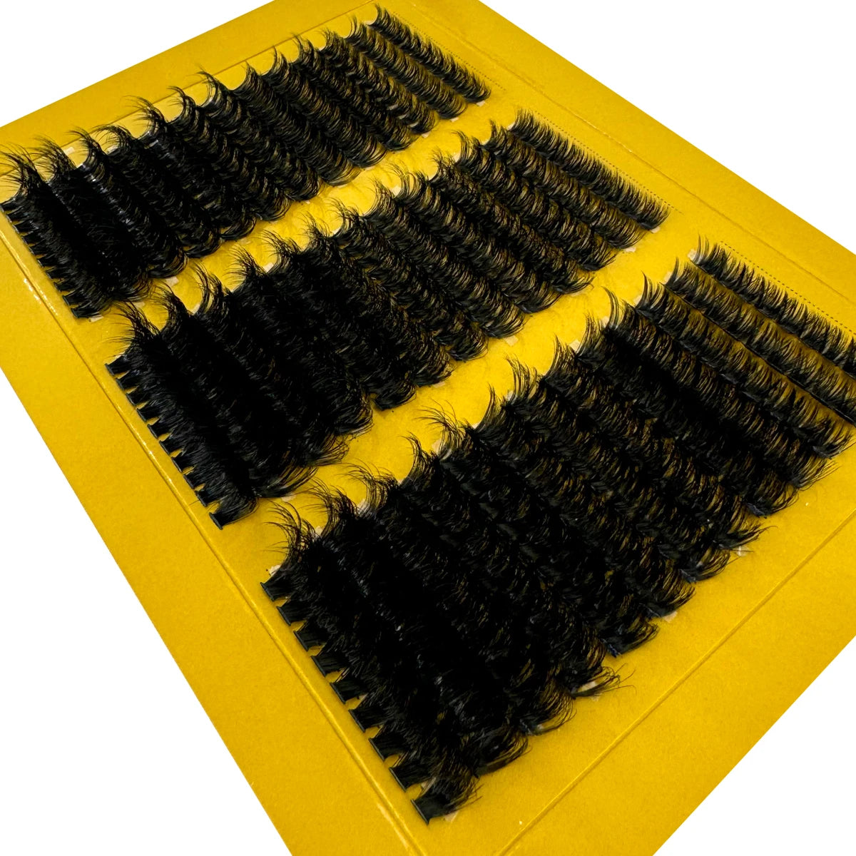 80D spiky lash clusters for bold wispy eye makeup