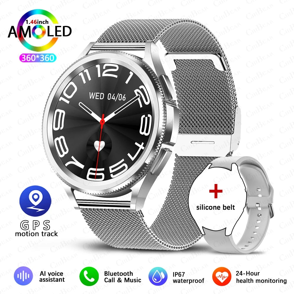 Watch 6 Classic Smartwatch 2025 – Bluetooth Call