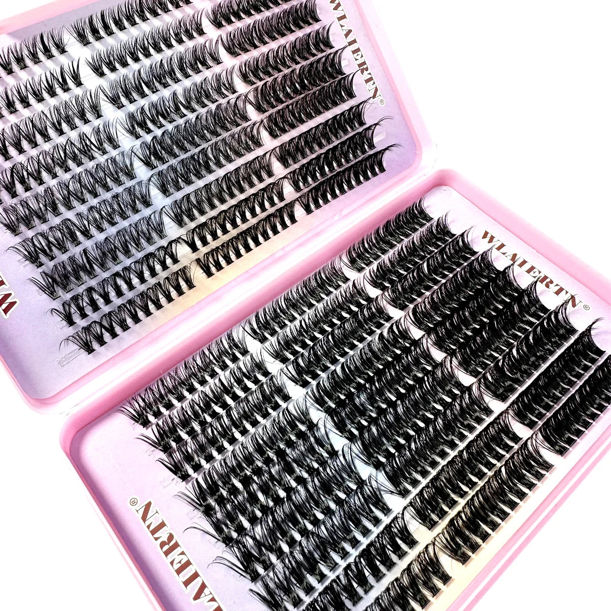 Faux mink lash clusters in 9-16mm lengths for DIY lashes
