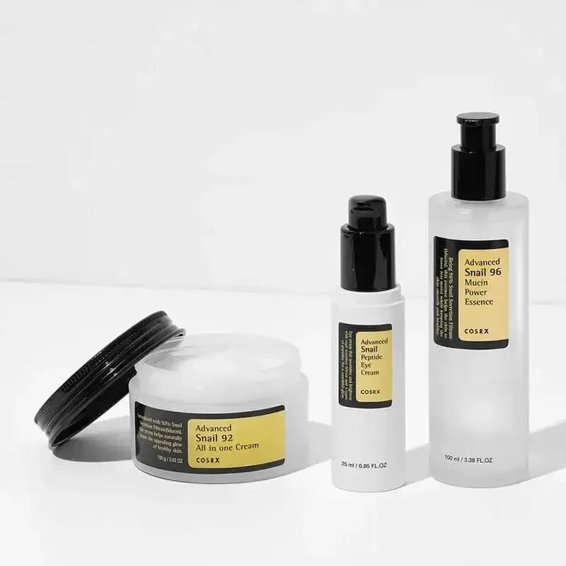Advanced Snail Essence Face Cream & Skin Care Set