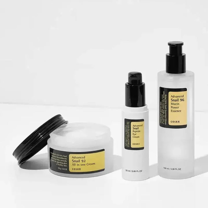 Advanced Snail Essence Face Cream & Skin Care Set