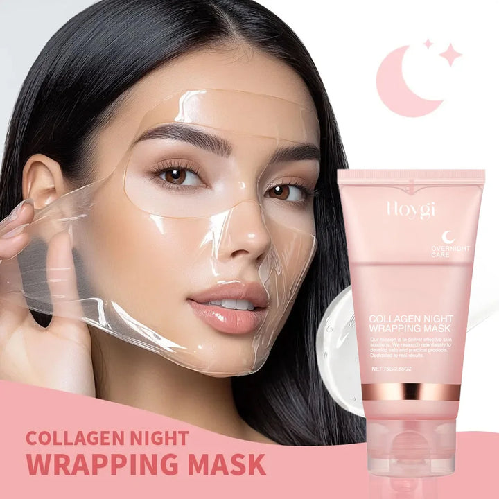 Collagen Overnight Peel-Off Facial Mask Set Hydrating Night Care
