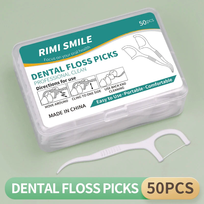 Dental Floss Sticks Oral Care Set