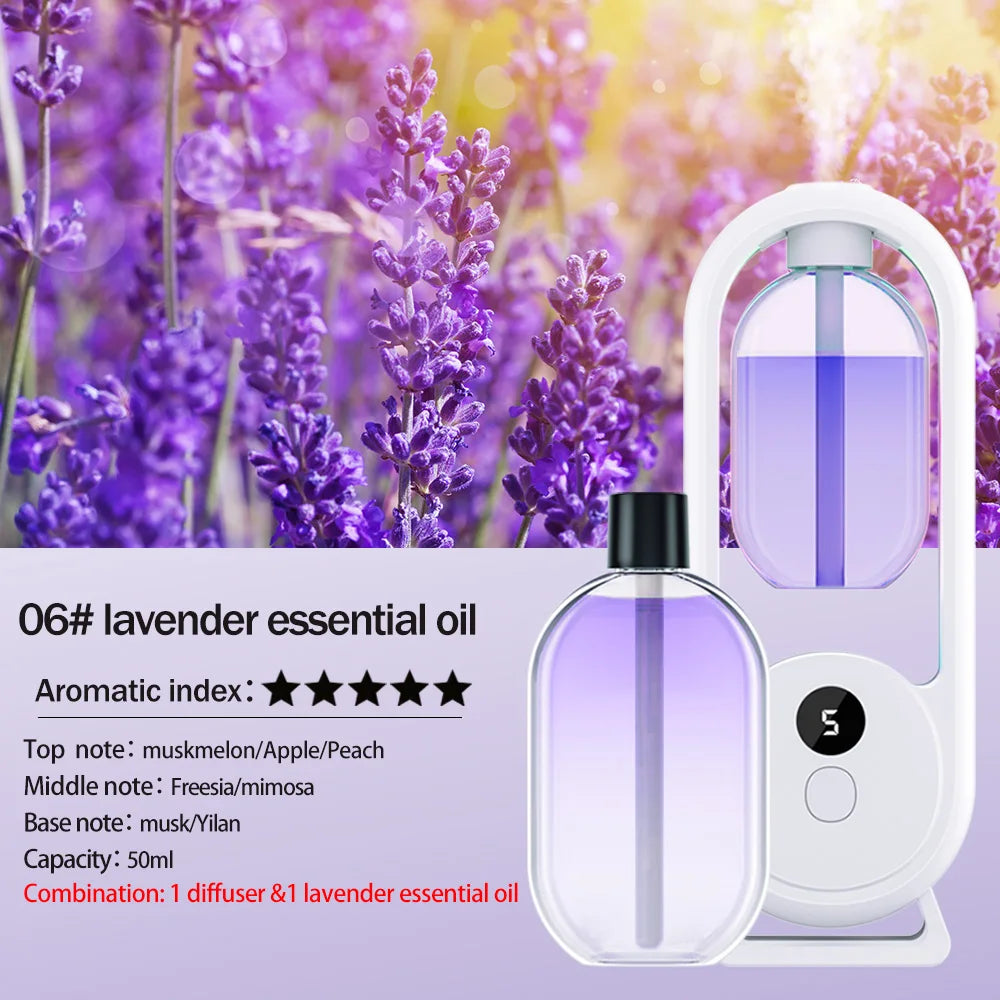 Rechargeable Portable Aroma Diffuser with Timer