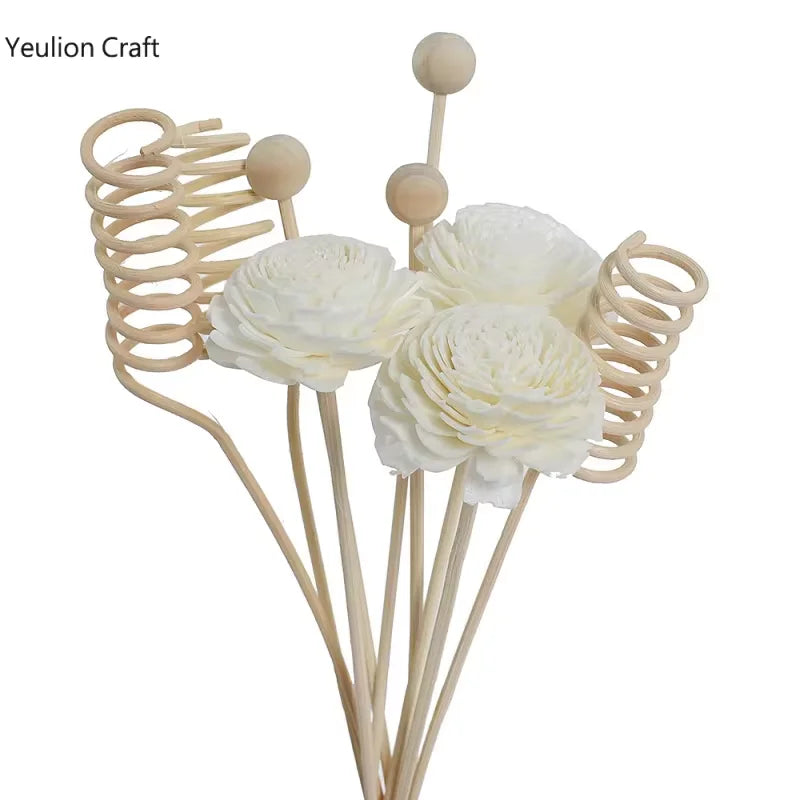9PCS Flower Aromatherapy Rattan Diffuser Sticks