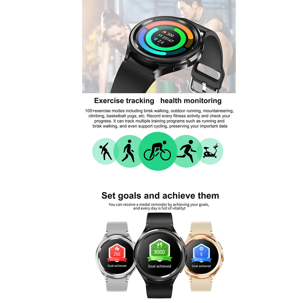 Watch 6 Classic Smartwatch 2025 – Bluetooth Call